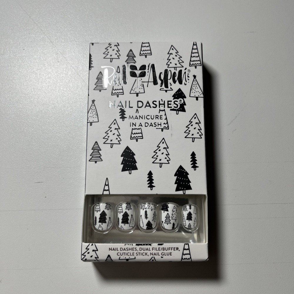 Red Aspen Nail Dashes- Ada's Tree Line NEW Short nails Pop on Manicure